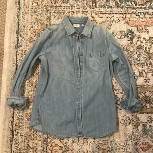 AG Adriano Goldschmied Denim Jean Jacket Shirt Womens Easton